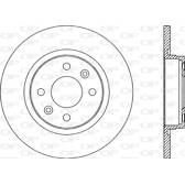 Brake disc set (2) OPEN PARTS - BDR2322.10