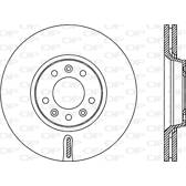Brake disc set (2) OPEN PARTS - BDR2383.20