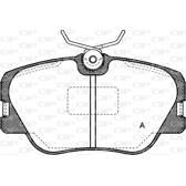 Front brake pad set OPEN PARTS - BPA0189.00