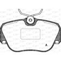 Front brake pad set OPEN PARTS - BPA0284.00