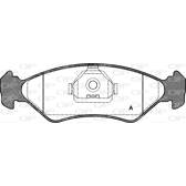 Front brake pad set OPEN PARTS - BPA0285.10