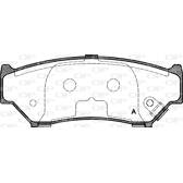 Front brake pad set OPEN PARTS - BPA0389.12