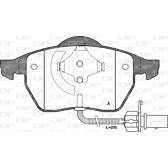 Front brake pad set OPEN PARTS - BPA0390.22