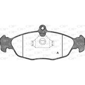 Front brake pad set OPEN PARTS - BPA0393.00