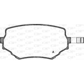 Front brake pad set OPEN PARTS - BPA0594.02