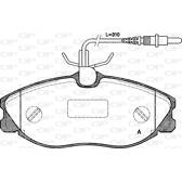 Front brake pad set OPEN PARTS - BPA0604.04