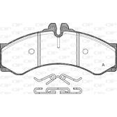 Front brake pad set OPEN PARTS - BPA0614.00