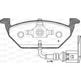 Front brake pad set OPEN PARTS - BPA0633.21