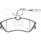 Front brake pad set OPEN PARTS - BPA0634.04