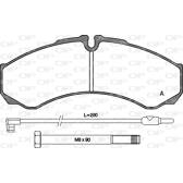 Front brake pad set OPEN PARTS - BPA0651.02