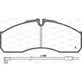 Front brake pad set OPEN PARTS - BPA0651.12
