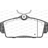 Front brake pad set OPEN PARTS - BPA0704.00