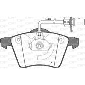 Front brake pad set OPEN PARTS - BPA0721.02