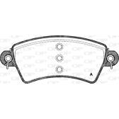 Front brake pad set OPEN PARTS - BPA0726.00