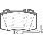 Front brake pad set OPEN PARTS - BPA0769.02