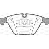 Front brake pad set OPEN PARTS - BPA0857.10