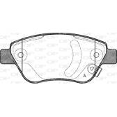 Front brake pad set OPEN PARTS - BPA0858.31