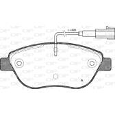 Front brake pad set OPEN PARTS - BPA0859.01