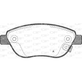 Front brake pad set OPEN PARTS - BPA0859.21