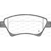 Front brake pad set OPEN PARTS - BPA0976.00
