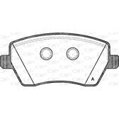 Front brake pad set OPEN PARTS - BPA0987.00