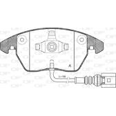 Front brake pad set OPEN PARTS - BPA1030.01
