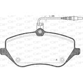 Front brake pad set OPEN PARTS - BPA1101.04