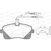 Front brake pad set OPEN PARTS - BPA1102.02