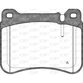 Front brake pad set OPEN PARTS - BPA1193.00