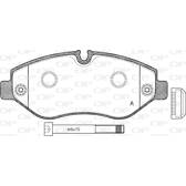 Front brake pad set OPEN PARTS - BPA1245.00
