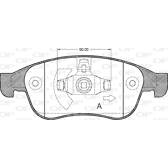 Front brake pad set OPEN PARTS - BPA1248.10
