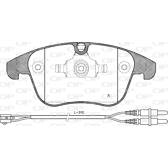 Front brake pad set OPEN PARTS - BPA1249.01