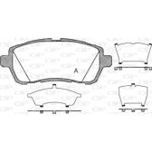 Front brake pad set OPEN PARTS - BPA1281.10