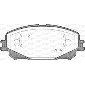 Front brake pad set OPEN PARTS - BPA1318.30