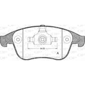 Front brake pad set OPEN PARTS - BPA1350.10
