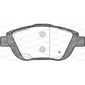 Front brake pad set OPEN PARTS - BPA1392.00