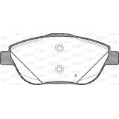 Front brake pad set OPEN PARTS - BPA1392.10