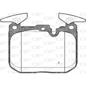 Front brake pad set OPEN PARTS - BPA1491.00