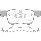 Front brake pad set OPEN PARTS - BPA1580.02
