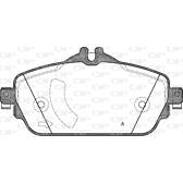 Front brake pad set OPEN PARTS - BPA1592.08