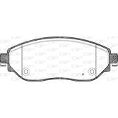 Front brake pad set OPEN PARTS - BPA1617.08