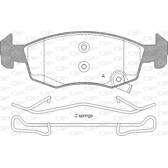 Front brake pad set OPEN PARTS - BPA1634.02