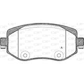 Front brake pad set OPEN PARTS - BPA1724.08