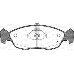 Jeu de 4 plaquettes de frein à disque OPEN PARTS - BPA0461.10