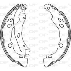 Jeu de mâchoires de frein OPEN PARTS - BSA2079.00