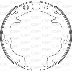 Jeu de mâchoires de frein OPEN PARTS - BSA2247.00