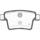Jeu de plaquettes de frein arrière OPEN PARTS - BPA1149.10