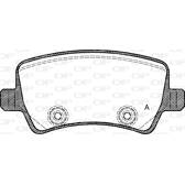 Jeu de plaquettes de frein arrière OPEN PARTS - BPA1236.00