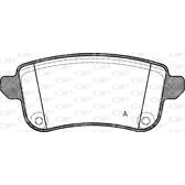 Jeu de plaquettes de frein arrière OPEN PARTS - BPA1387.10