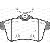 Jeu de plaquettes de frein arrière OPEN PARTS - BPA1418.00